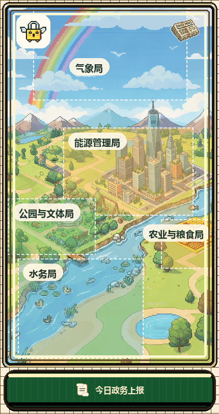 City Me 城市系统界面